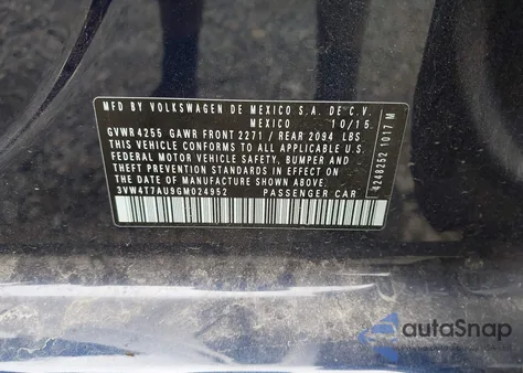 2016 Volkswagen Golf Gti Se 4-Door из США, поврежденный, VIN 3VW4T7AU9GM024952